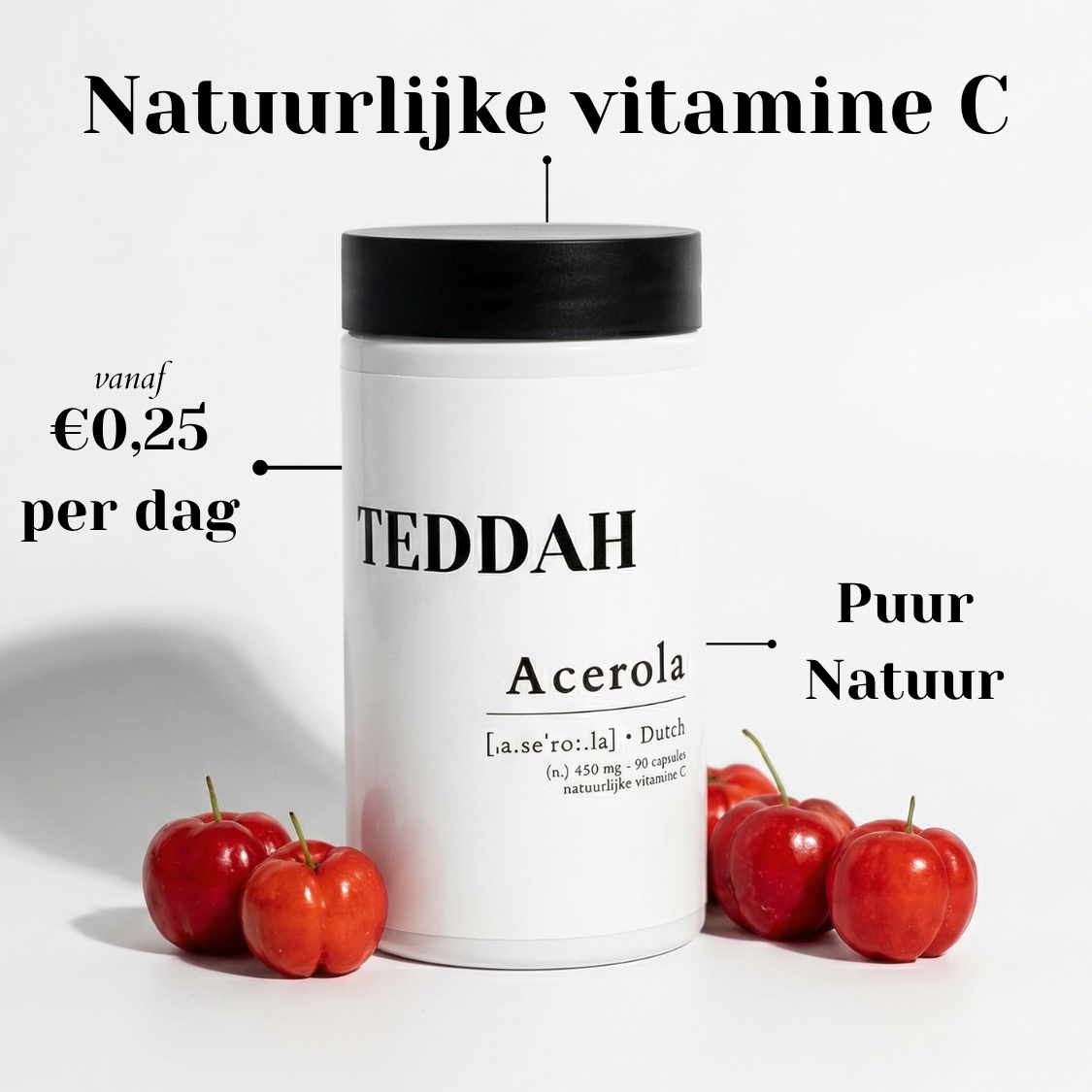 Acerola - Natuurlijke Vitamine C